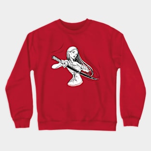 Samurai girl Crewneck Sweatshirt